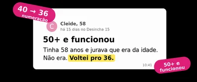 Depoimento de aluna do Desincha 15
